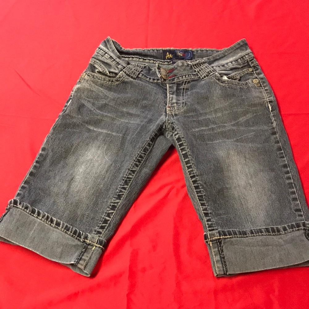Size 5 mid jean shorts